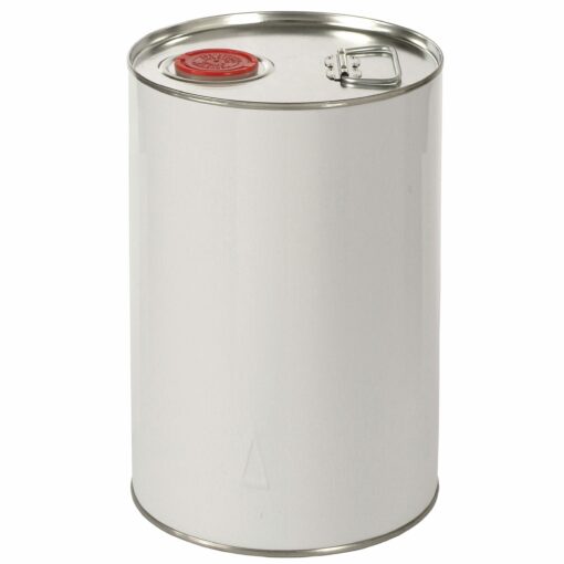 FUSTO ACCIAIO BIANCO + TAPPO